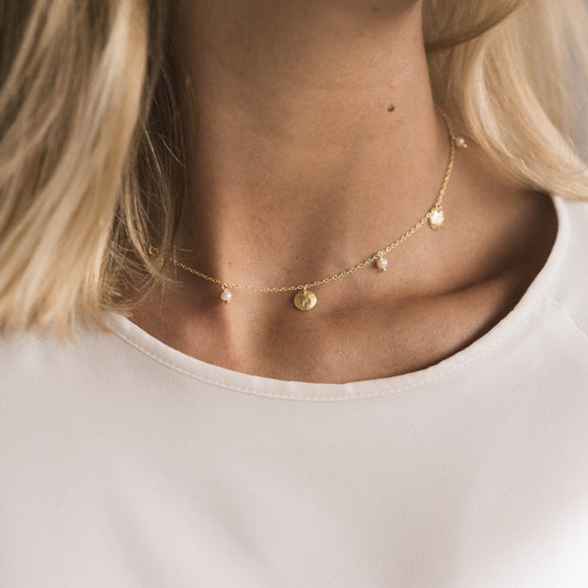 Colar Toscas & Pearl Drops MESH