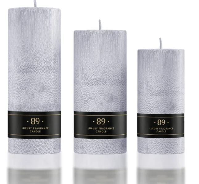 Vela de Cera de Palma Redonda Premium Design Clássico Fragrância Elegante | AROMATIC•89• | Exclusivo Portugal