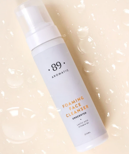 Espuma de Limpeza Facial Premium Sem Perfume Pele Sensível Hipoalergénica | AROMATIC•89• | Exclusivo Portugal