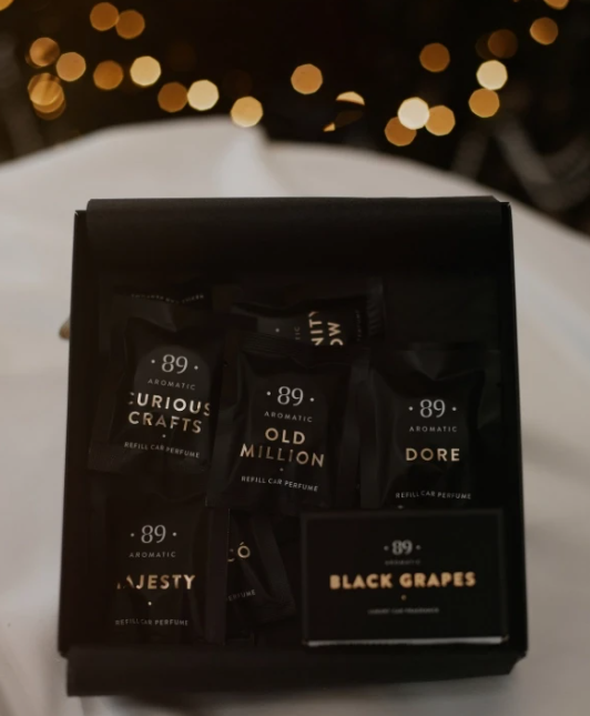 Conjunto Clipes Aromatizador para Ventilação Automotiva Premium COLEÇÃO INVERNO | AROMATIC•89• | Exclusivo Portugal