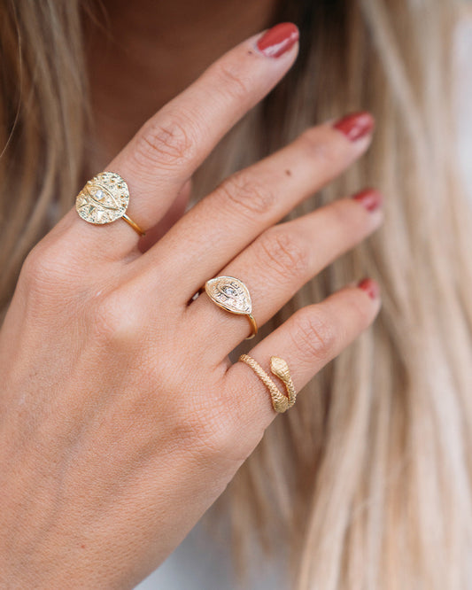 Anel Snake Texturized MESH