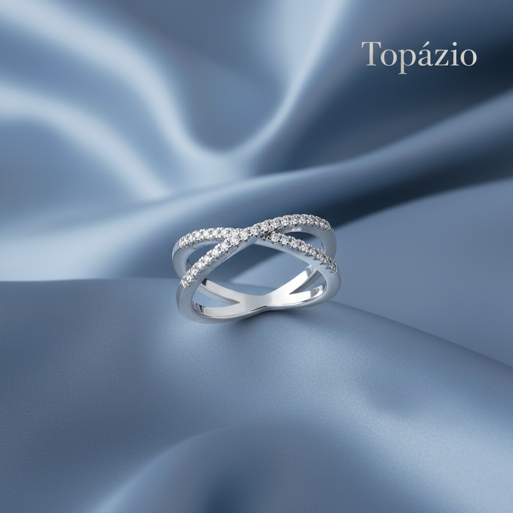 Banner Topázio 1874 - Anel Cruzado de Prata