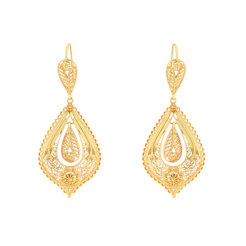 Pendientes Alma Princesa | Acero inoxidable | Alma de Portugal