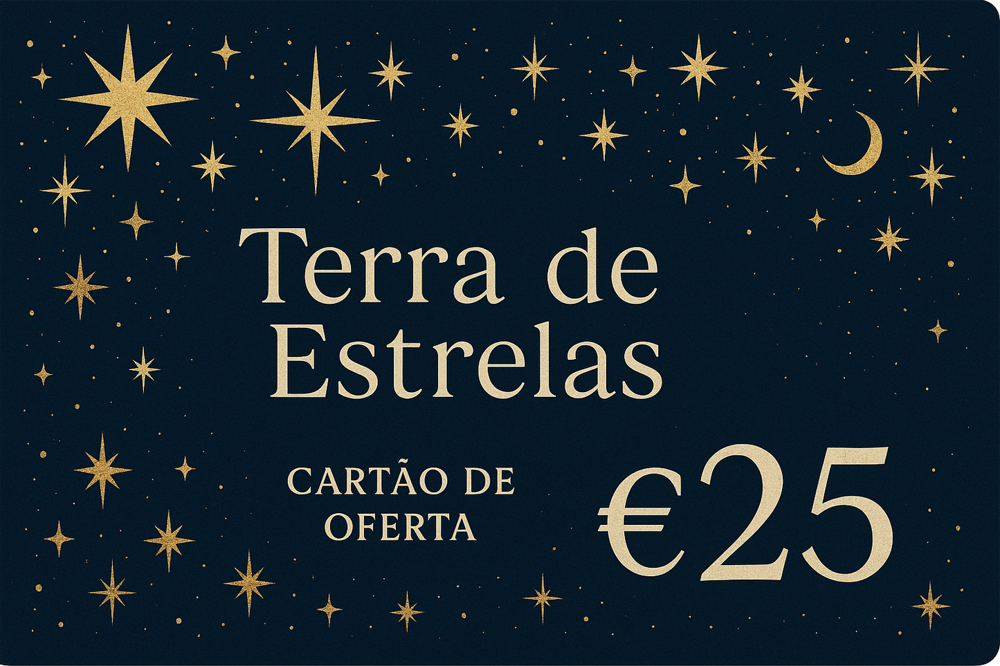 Cartão de Oferta Terra de Estrelas