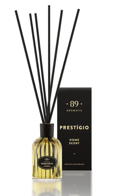 Difusor de varillas retro premium de 250 ml, diseño vintage, fragancia continua y duradera | AROMATIC•89• | Exclusivo en Portugal