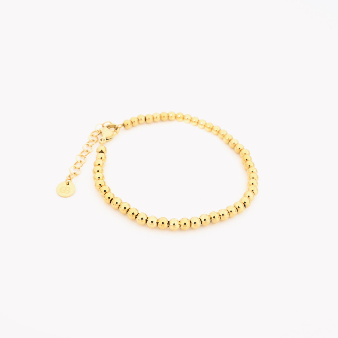 Polka dot mesh steel bracelet