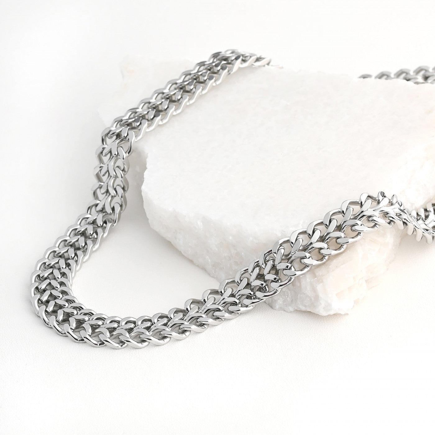 Thick mesh steel collar