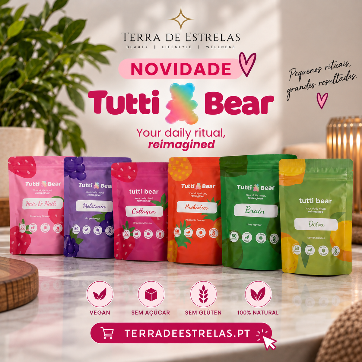 Tutti Bear – Gomas de Bem-estar
