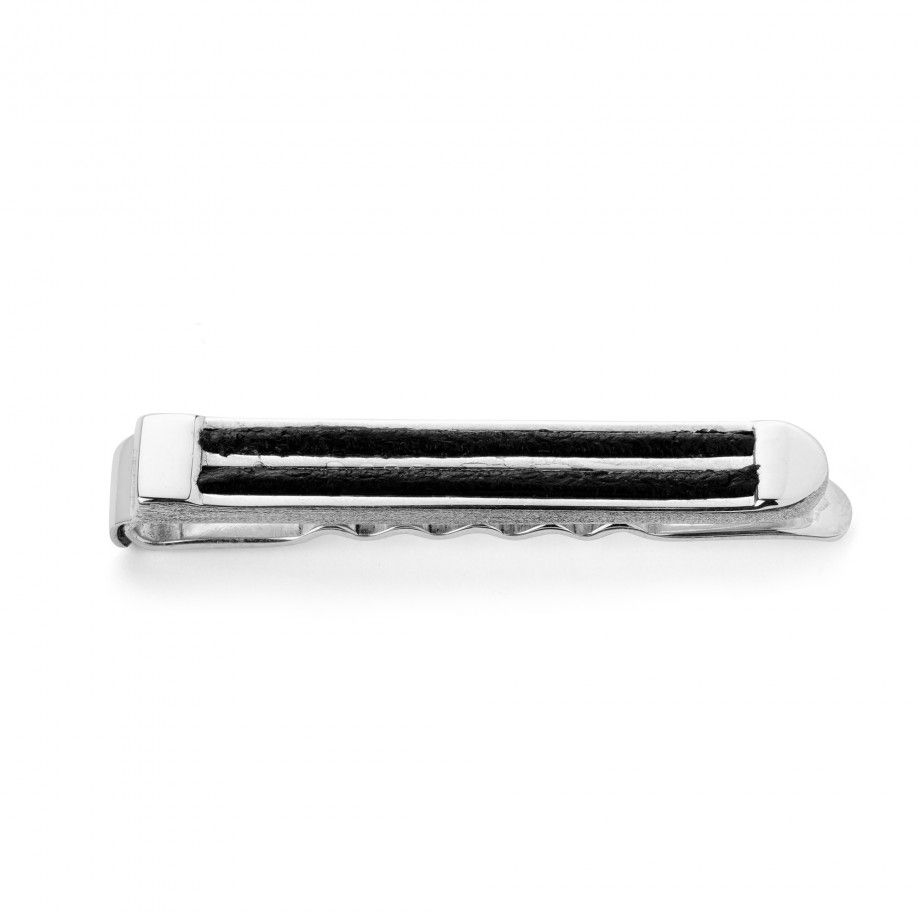 Silver Stripes Tie Pin for Men 