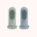 Conjunto 2 Escovas de Dentes de Silicone para Bebé com Caixa – Sage & Blue | MAVIE