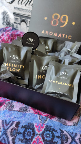 Conjunto Clipes Aromatizador para Ventilação Automotiva Premium COLEÇÃO INVERNO | AROMATIC•89• | Exclusivo Portugal