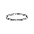 Pulseira Bike Masculina | Prata | Topázio