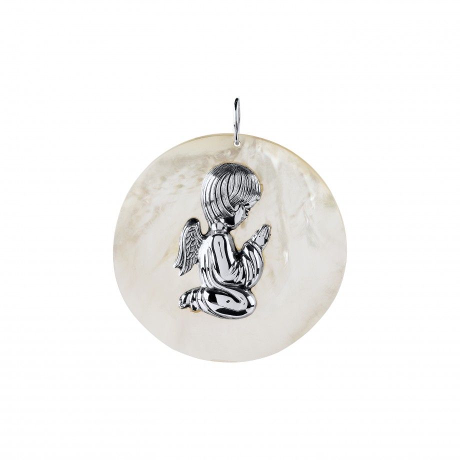 Mother-of-pearl Angel Gabriel Medal 