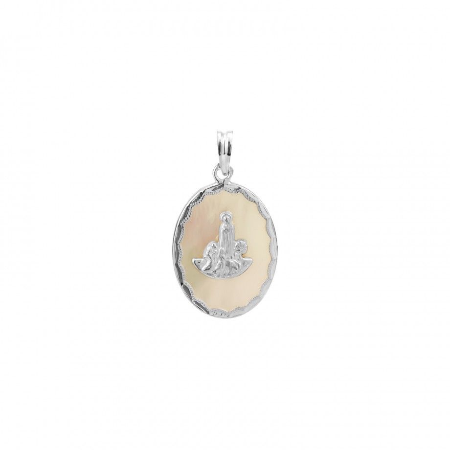 Mother-of-Pearl Medal - Our Lady of Fatima 
