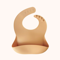 Babete de Silicone com Bolso – Mustard | MAVIE
