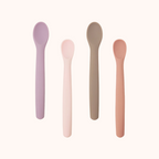 Conjunto 4 Colheres de Silicone para Bebé com Caixa – Unicorn | MAVIE