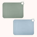 Conjunto 2 Bases de Mesa em Silicone Antiderrapantes – Sage & Blue | MAVIE