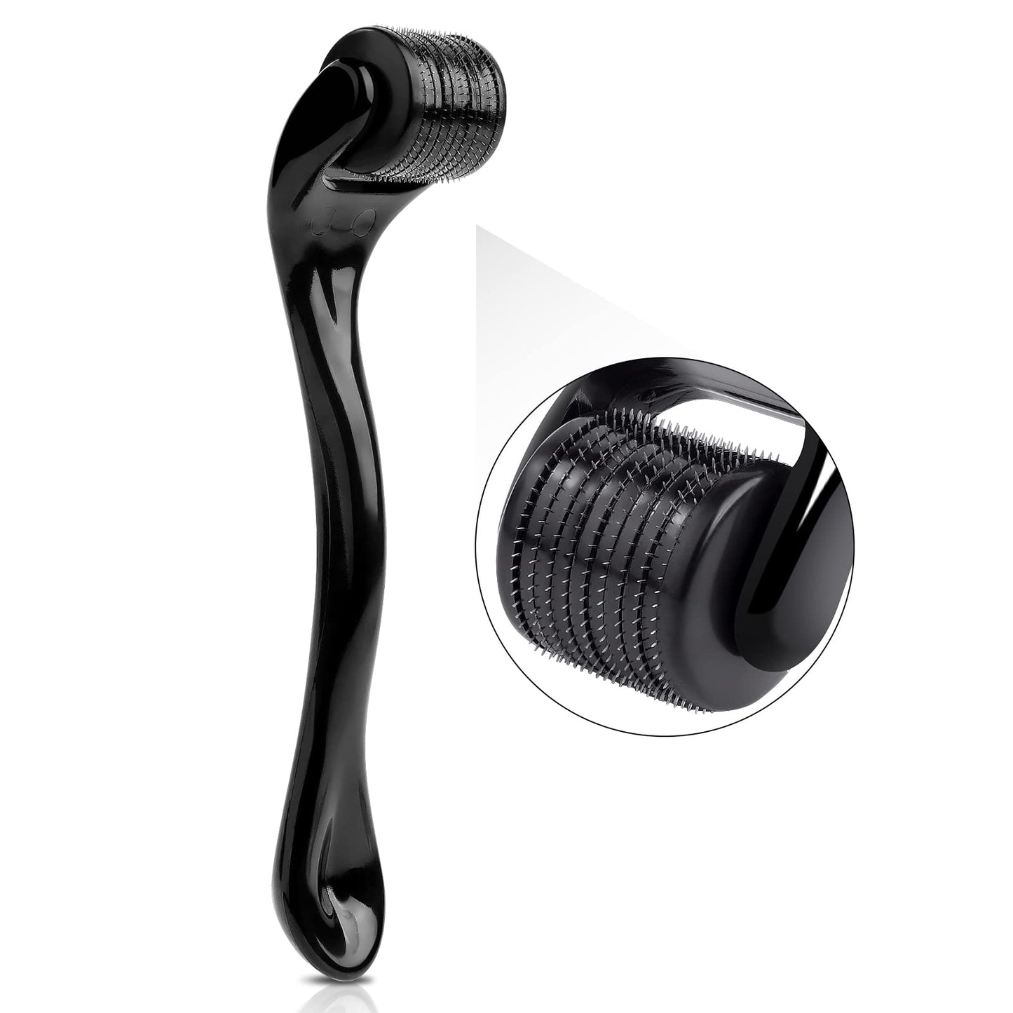 URAQT Dermaroller Microagulhas 0.5mm Titânio | Rosto e Corpo Anti-Idade | Cosmética