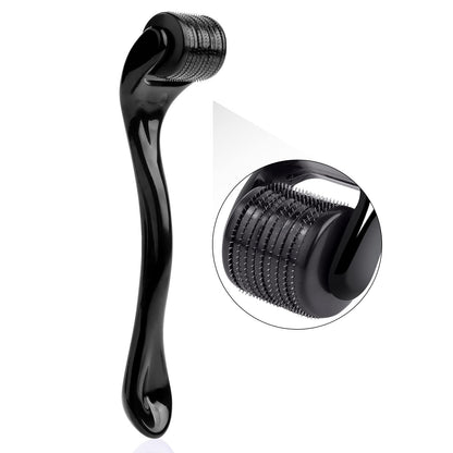 URAQT Dermaroller Microagulhas 0.5mm Titânio | Rosto e Corpo Anti-Idade | Cosmética