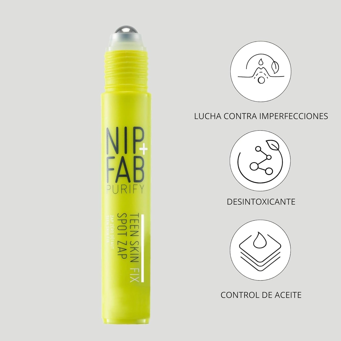 Nip + Fab Teen Skin Fix Spot Zap Gel 15ml | Ácido Salicílico Anti-Acne | Parafarmácia