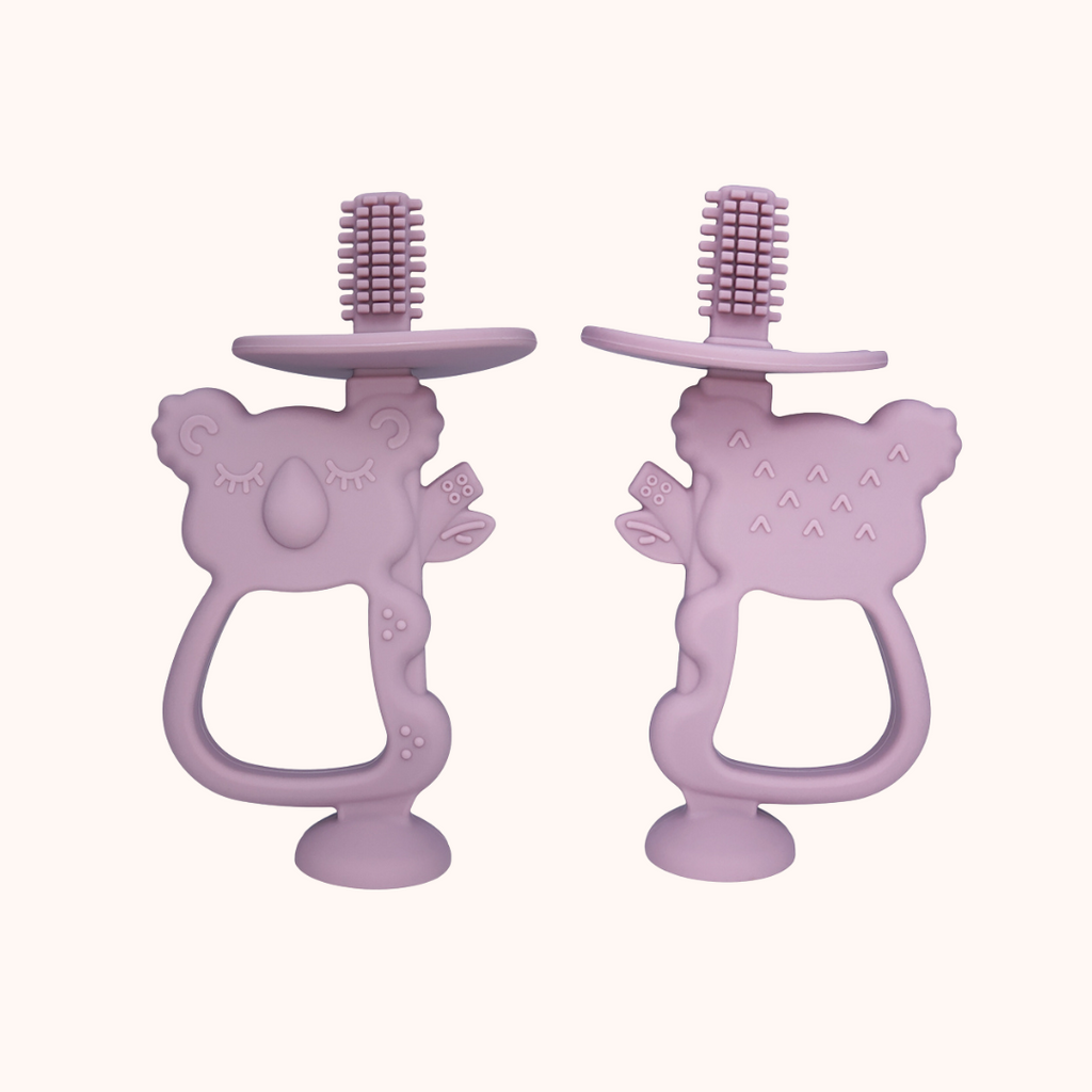 Mordedor e Escova Koala 2 em 1 com Caixa – Lavender | MAVIE