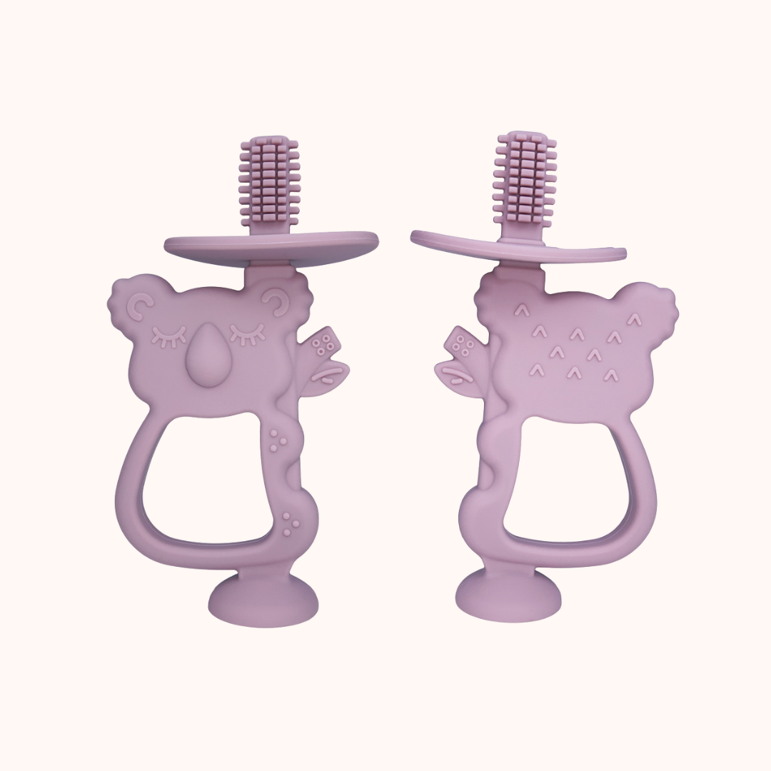 Mordedor e Escova Koala 2 em 1 com Caixa – Lavender | MAVIE