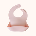 Babete de Silicone com Bolso – Blush | MAVIE