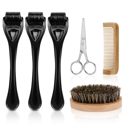 URAQT Dermaroller Microagulhas 0.5mm Titânio | Rosto e Corpo Anti-Idade | Cosmética