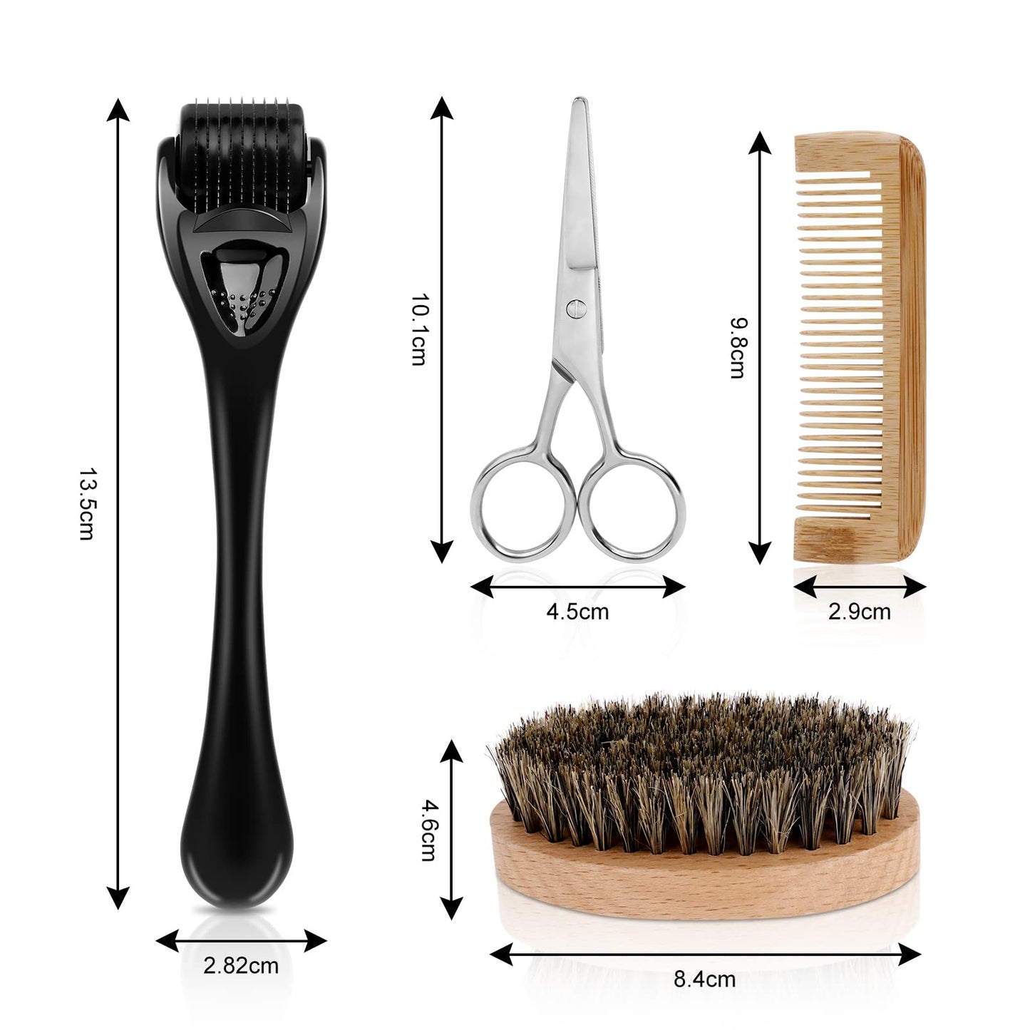 URAQT Dermaroller Microagulhas 0.5mm Titânio | Rosto e Corpo Anti-Idade | Cosmética