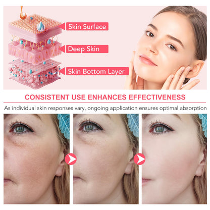 BIO COLLAGEN Máscara Facial Hidrogel 4 Peças | Hidratação Profunda Anti-Idade | Parafarmácia