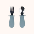 Conjunto Colher e Garfo para Bebé com Estojo – Blue | MAVIE