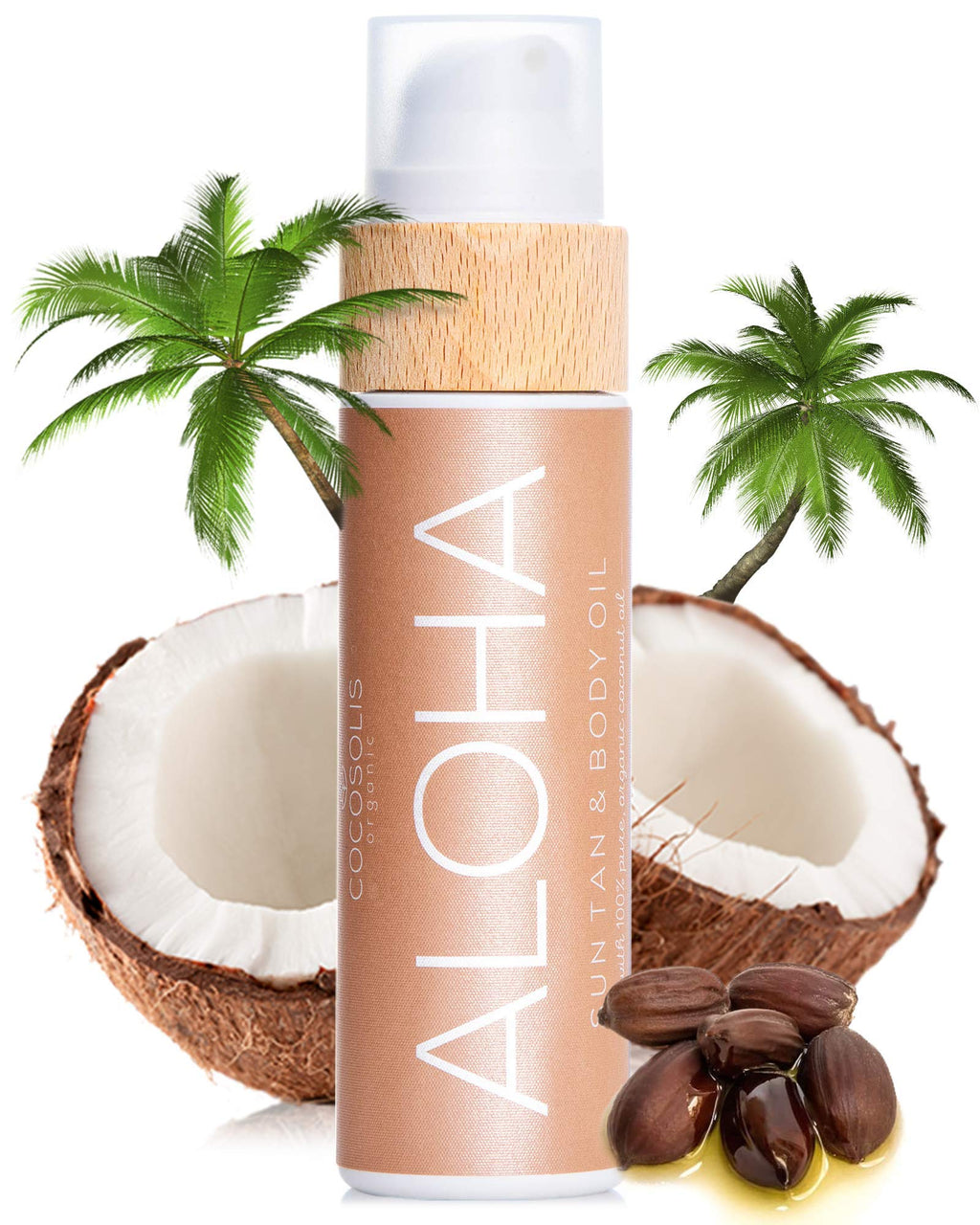 COCOSOLIS Aloha | Acelerador de Bronzeado com Vitamina E | Óleo Bio 110ml