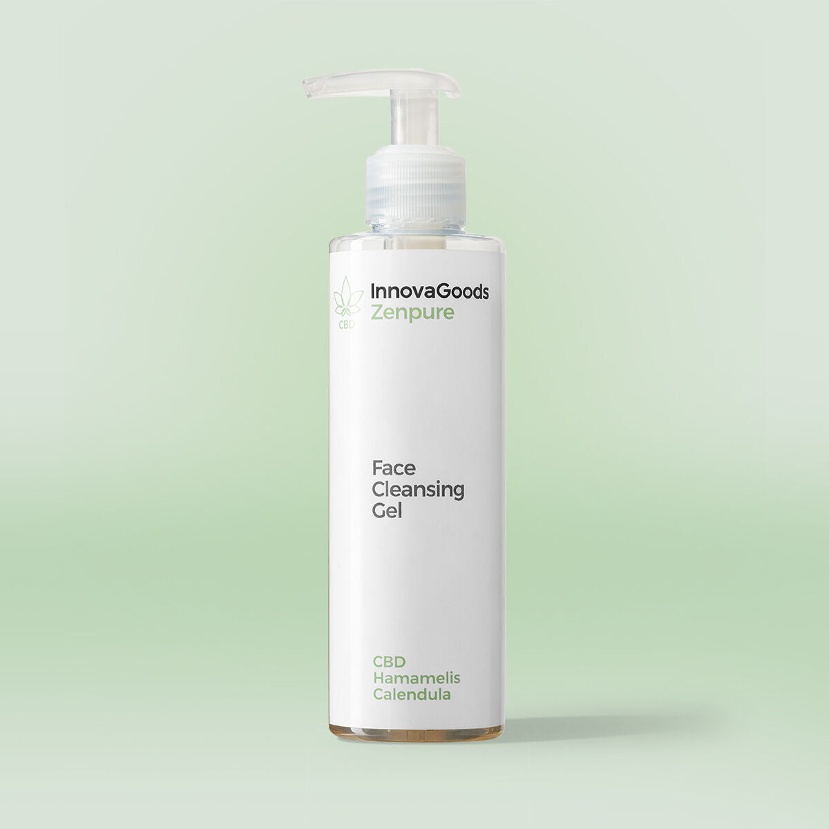 Innovagoods Pack Limpiador Facial Eléctrico De Puntos Negros Y Gel Limpiador Facial Cbd Zenpure 200 Ml Innovagoods