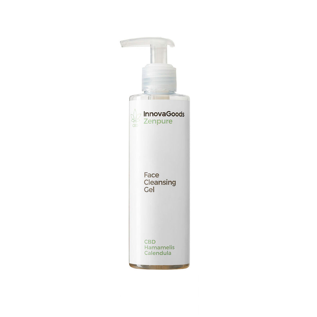 Innovagoods Pack Limpiador Facial Eléctrico De Puntos Negros Y Gel Limpiador Facial Cbd Zenpure 200 Ml Innovagoods