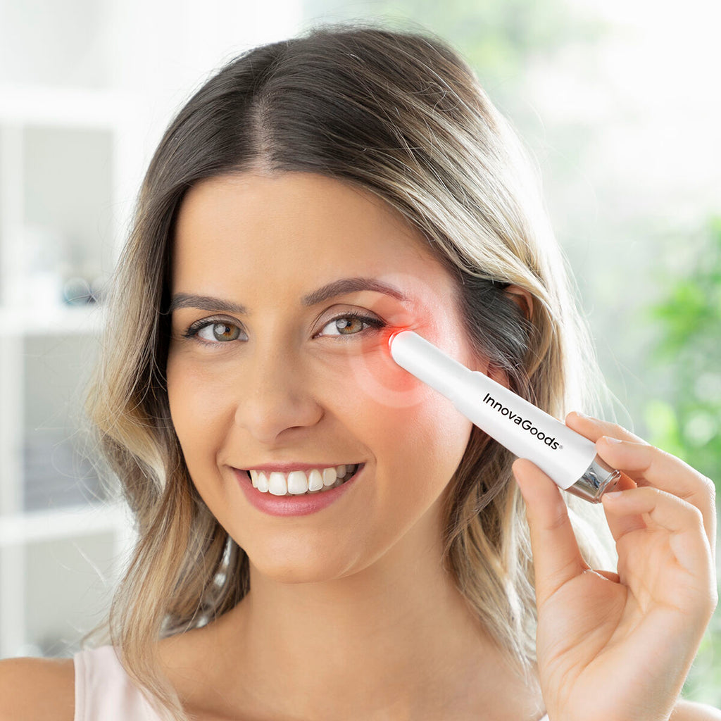 Innovagoods Pack Masajeador De Ojos Antiedad Con Fototerapia Y Termoterapia Y Contorno De Ojos Cbd Zenglow 15 Ml Innovagoods
