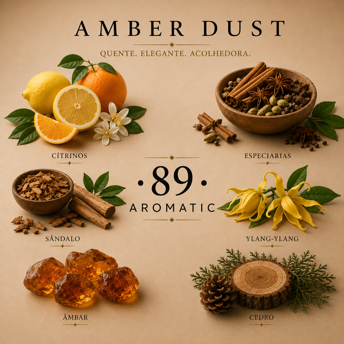 AROMATIC•89• - Amber Dust | Guia de Aroma
