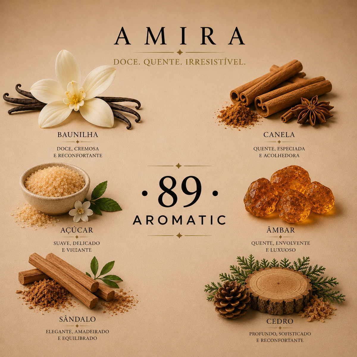 AROMATIC•89• - Amira | Guia de Aroma