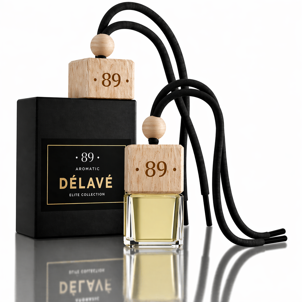 Ambientador Suspenso Vidro Carro AROMATIC•89• | Design Sofisticado Fragrância Premium