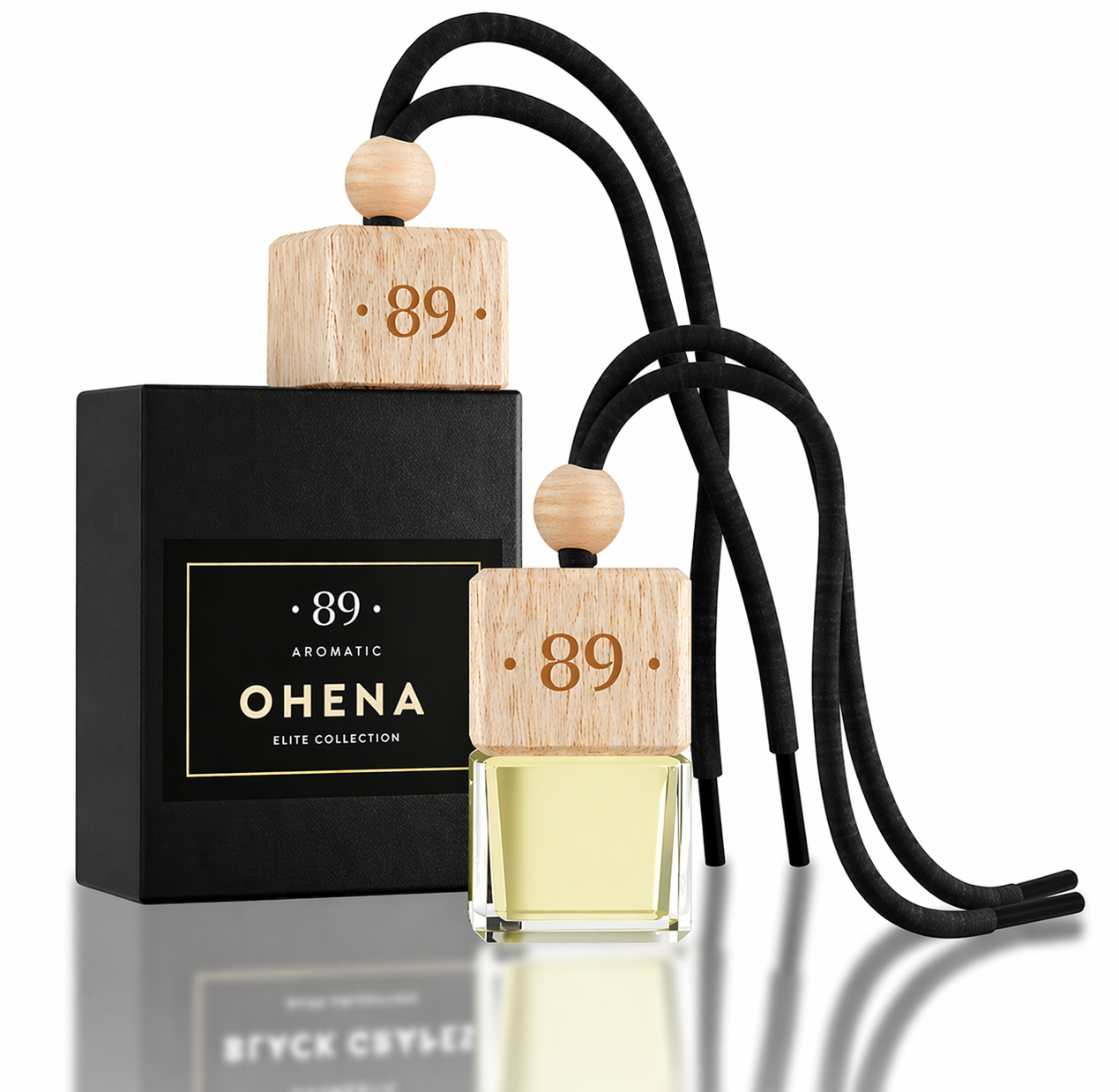 Ambientador Suspenso Vidro Carro AROMATIC•89• | Design Sofisticado Fragrância Premium