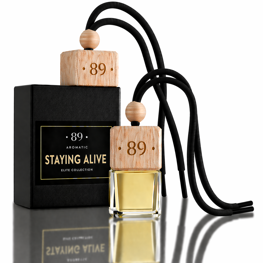 Ambientador Suspenso Vidro Carro AROMATIC•89• | Design Sofisticado Fragrância Premium