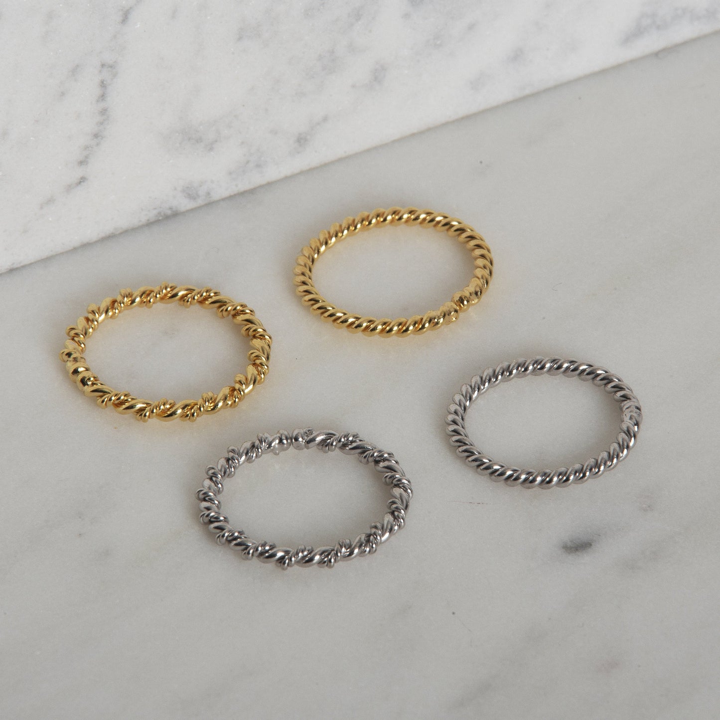 Anel Double Twist MESH