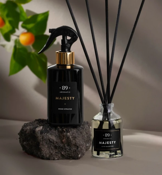 Conjunto de Fragrância para Casa e Spray Ambiente Premium Kit Completo 2 em 1 | AROMATIC•89• | Exclusivo Portugal