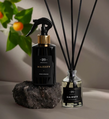 Conjunto de Fragrância para Casa e Spray Ambiente Premium Kit Completo 2 em 1 | AROMATIC•89• | Exclusivo Portugal