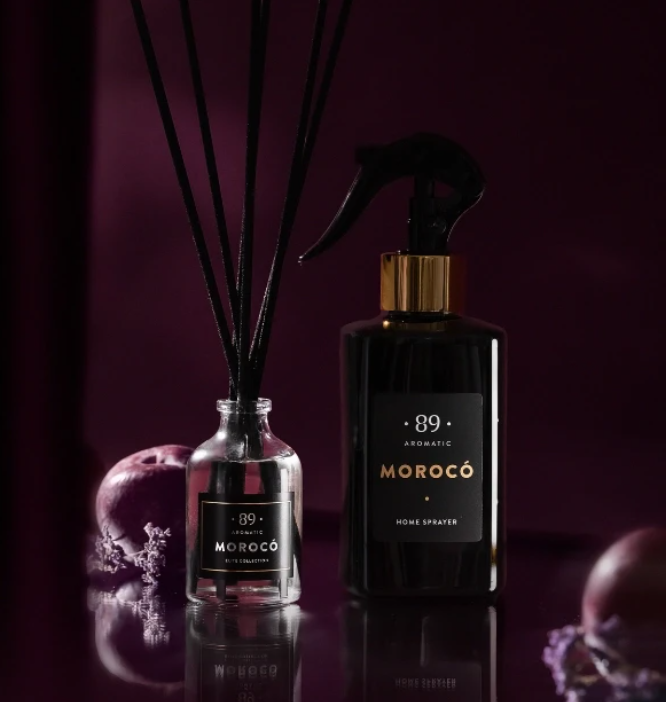 Conjunto de Fragrância para Casa e Spray Ambiente Premium Kit Completo 2 em 1 | AROMATIC•89• | Exclusivo Portugal