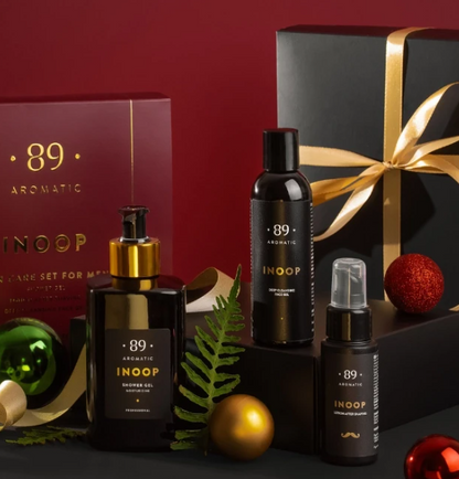 Conjunto Skincare Masculino Premium Ritual Completo Detox Limpeza e Hidratação COLEÇÃO NATAL | AROMATIC•89• | Exclusivo Portugal