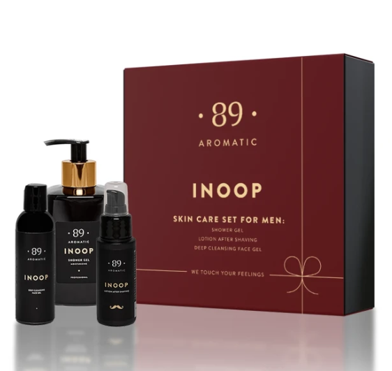 Conjunto Skincare Masculino Premium Ritual Completo Detox Limpeza e Hidratação COLEÇÃO NATAL | AROMATIC•89• | Exclusivo Portugal