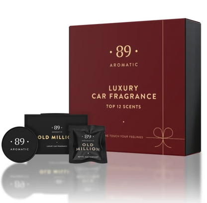 Conjunto Clipes Aromatizador para Ventilação Automotiva Premium COLEÇÃO NATAL | AROMATIC•89• | Exclusivo Portugal