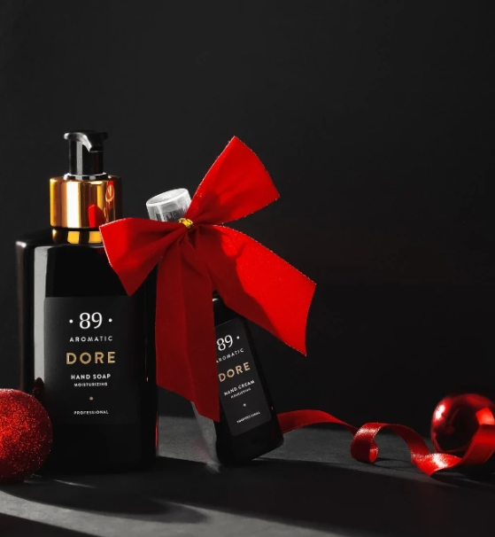 Conjunto Sabonete e Creme para Mãos Premium COLEÇÃO NATAL | AROMATIC•89• | Exclusivo Portugal