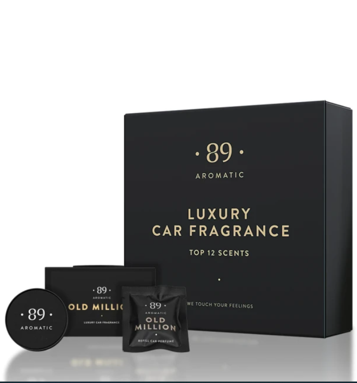 Conjunto de Clipes de Ventilação para Ar de Carro Premium Kit Completo Fragrância Duradoura | AROMATIC•89• | Exclusivo Portugal