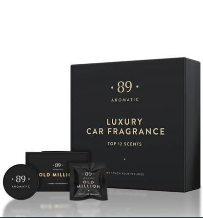 Conjunto de Clipes de Ventilação para Ar de Carro Premium Kit Completo Fragrância Duradoura | AROMATIC•89• | Exclusivo Portugal